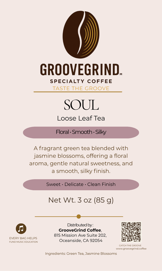 GrooveGrind specialty coffee, matcha, tea, and Zen Groove wellness collection
