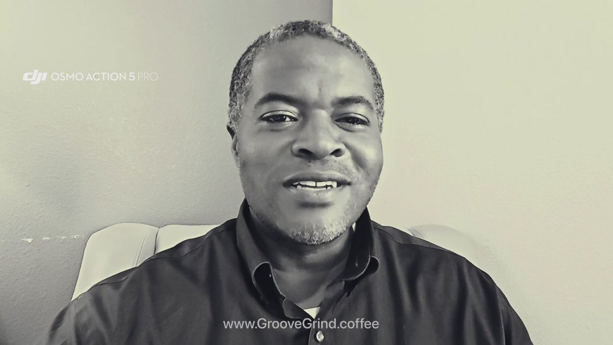 Load video: Steve Moore III shares the story behind GrooveGrind Coffee.